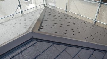 コロニアル屋根の塗装施工事例